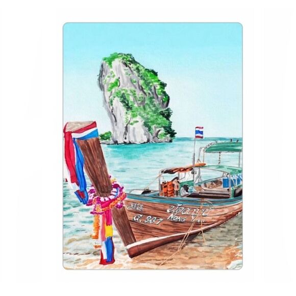 Phuket Thailand Art Souvenir Magnet - Picture 1 of 4